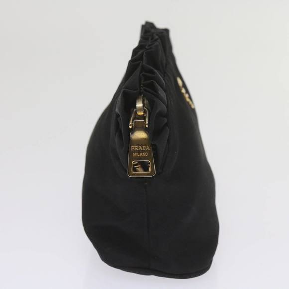PRADA Pouch Nylon Black Auth yb445 - Picture 4 of 16